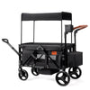 Bonnlo Wagon Stroller for 2 Kids, All-Terrain Wagon for Kids with Footwell, Canopy, Adjustable Handle & Pull Bar for Infants, Parent Organizer