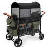 Matladin Wagon Stroller for 4 Seats, All-Terrain Wagon for Toddler with Canopy, Adjustable Handlebar, 5 Point Harness, Phone Holder, Shoulder Bag