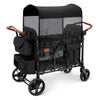 Matladin Wagon Stroller for 4 Seats, All-Terrain Wagon for Toddler with Canopy, Adjustable Handlebar, 5 Point Harness, Phone Holder, Shoulder Bag