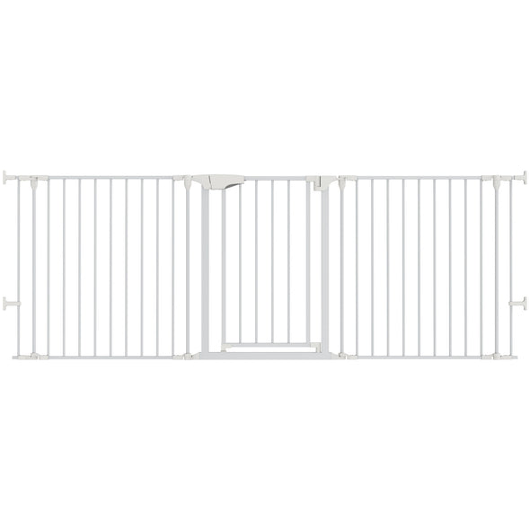 Bonnlo 82-Inch Versatile Metal Safety Gate