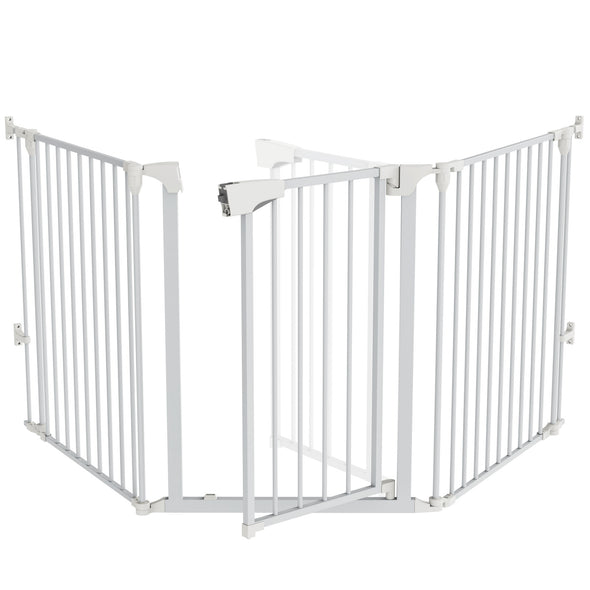 Bonnlo 82-Inch Versatile Metal Safety Gate