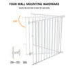 Bonnlo 82-Inch Versatile Metal Safety Gate