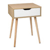 Bonnlo One-drawer Nightstand, Natural