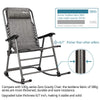 Bonnlo Folding Rocking Chair (Grey)