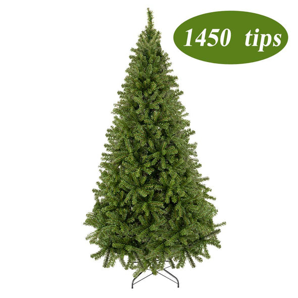 Bonnlo 7.5 Feet Artificial  Christmas Tree with Sturdy Metal Legs