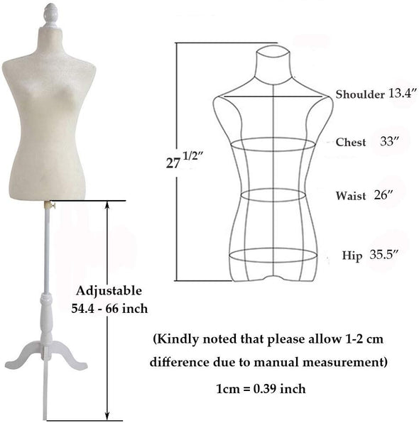 Bonnlo Female Dress Form(Size 6)