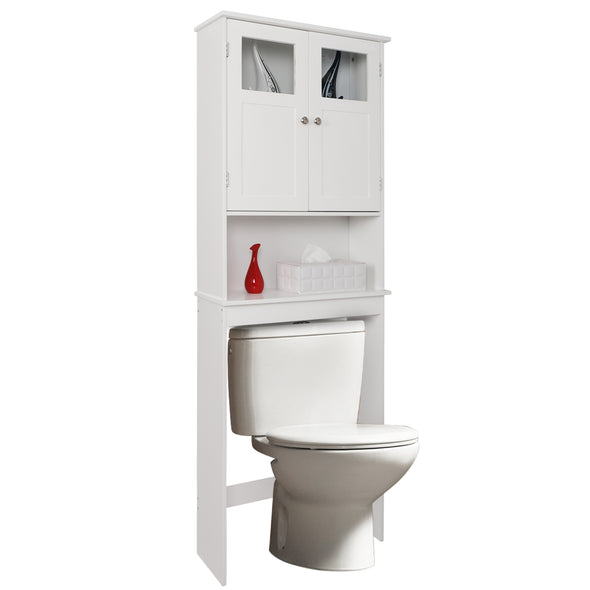 Bonnlo Over the Toilet Storage Cabinet White
