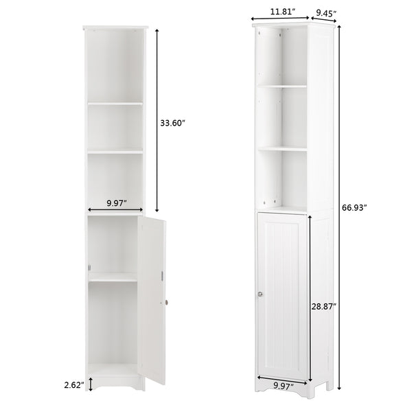 Bonnlo 67”Tall Bathroom Cabinet