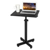 Bonnlo Mobile Lectern Podium Stand, Height Adjustable Church Classroom Lecture