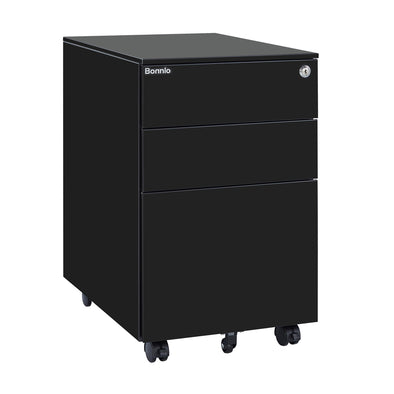 Bonnlo Mobile File Cabinet with Lock